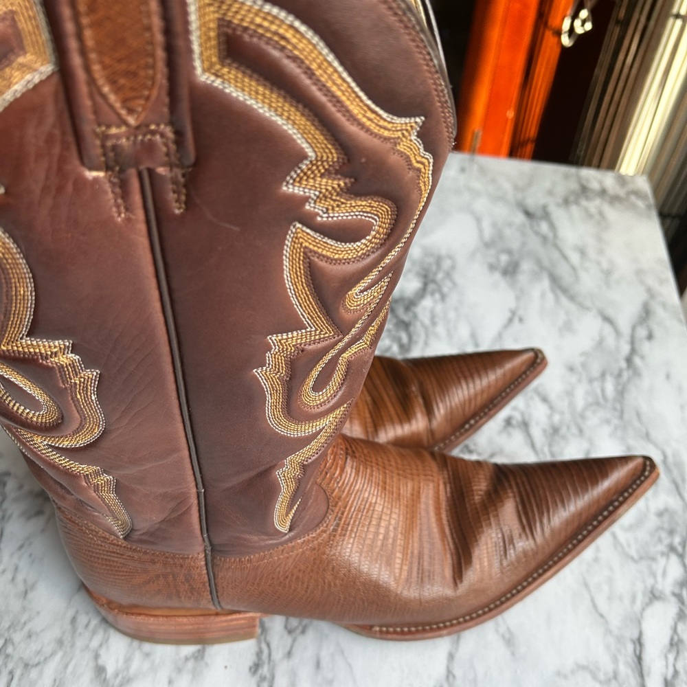 Men’s Ruda lizzards Sz 8.5 Cowboy Boots